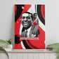 Stokely Carmichael Canvas Wall Art Abstract Design Black Power Text Civil Rights Activist - African Pride