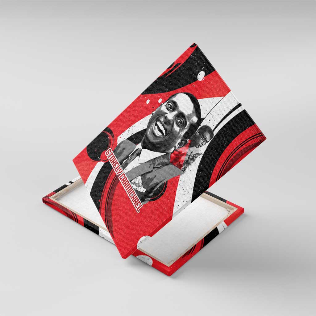 Stokely Carmichael Canvas Wall Art Abstract Design Black Power Text Civil Rights Activist - African Pride