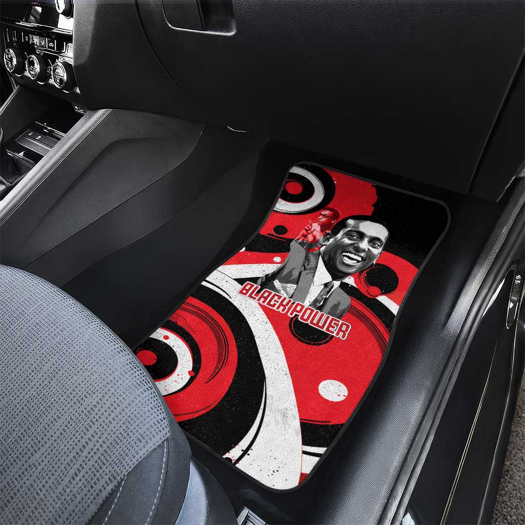 Stokely Carmichael Car Mats Abstract Design Black Power Text Civil Rights Activist - African Pride