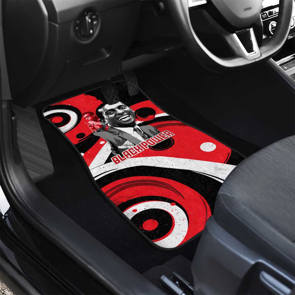 Stokely Carmichael Car Mats Abstract Design Black Power Text Civil Rights Activist - African Pride