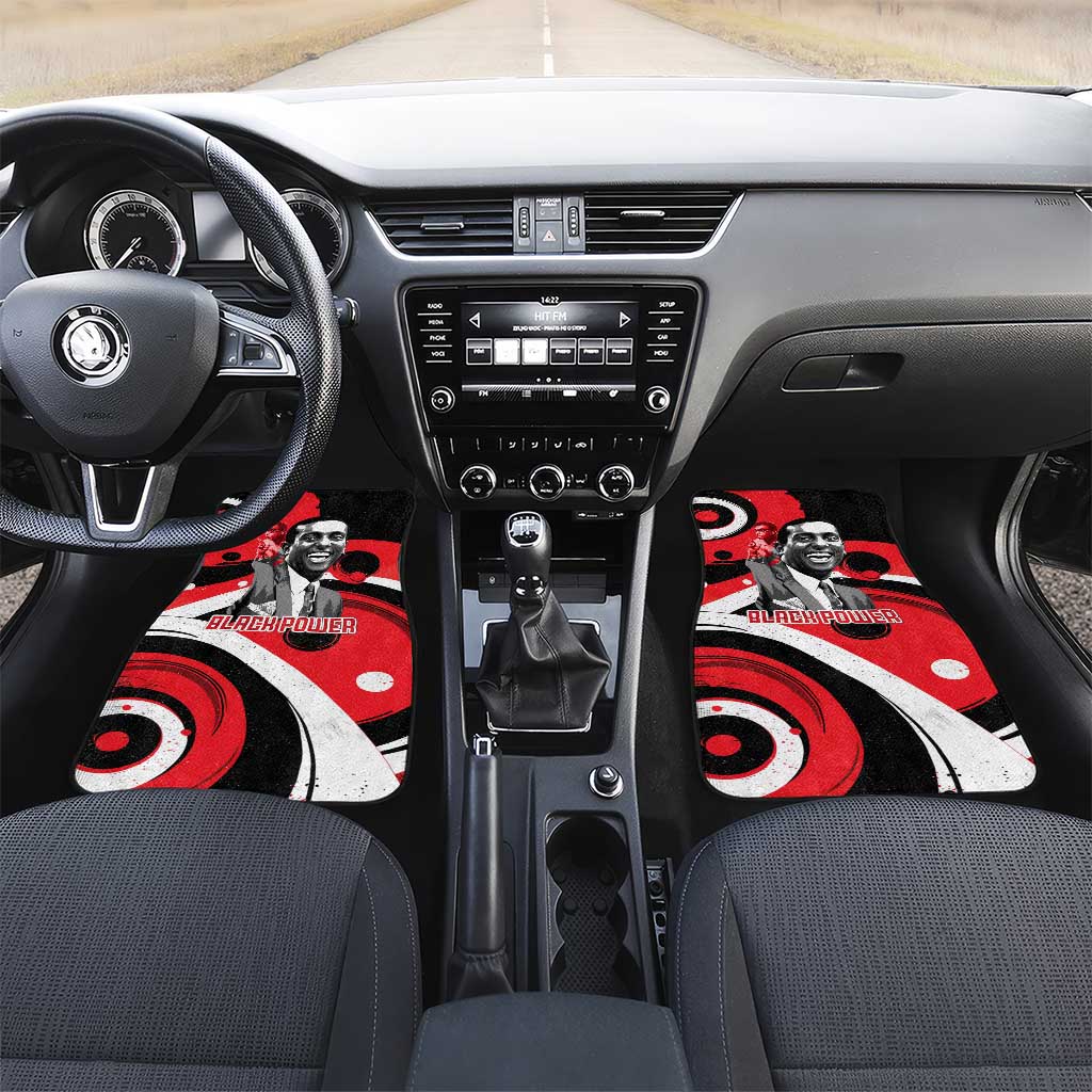 Stokely Carmichael Car Mats Abstract Design Black Power Text Civil Rights Activist - African Pride