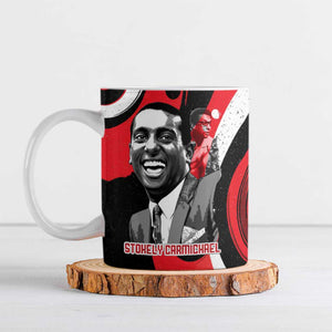 Stokely Carmichael Ceramic Mug Abstract Design Black Power Text Civil Rights Activist - African Pride