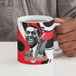Stokely Carmichael Ceramic Mug Abstract Design Black Power Text Civil Rights Activist - African Pride