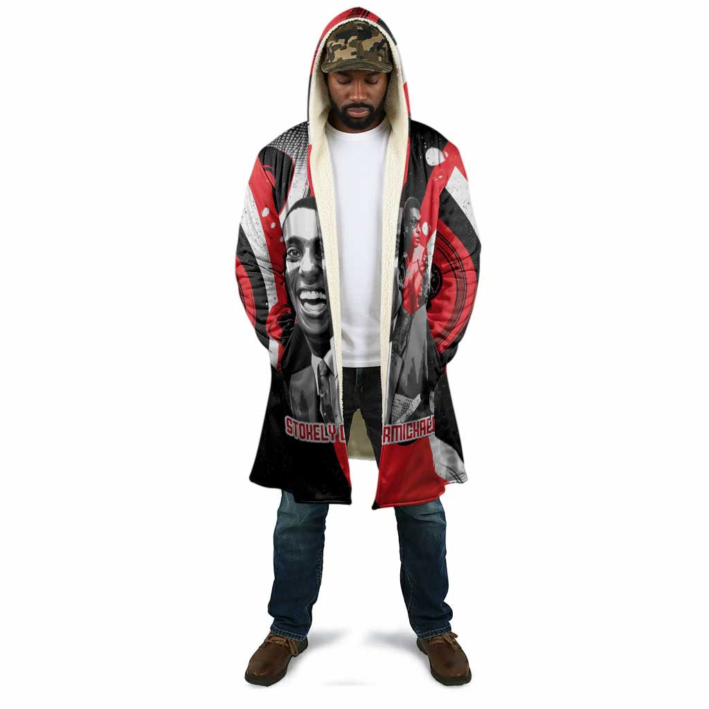 Stokely Carmichael Cloak Abstract Design Black Power Text Civil Rights Activist - African Pride