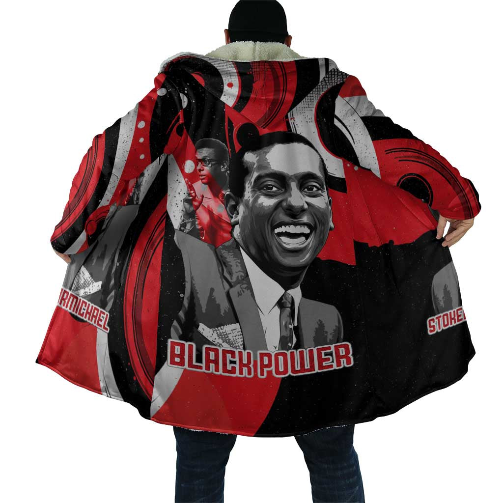 Stokely Carmichael Cloak Abstract Design Black Power Text Civil Rights Activist - African Pride