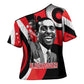 Stokely Carmichael Cross Shoulder Shirt Abstract Design Black Power Text Civil Rights Activist - African Pride