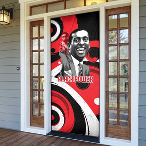 Stokely Carmichael Door Cover Abstract Design Black Power Text Civil Rights Activist - African Pride