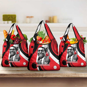 Stokely Carmichael Grocery Bag Abstract Design Black Power Text Civil Rights Activist - African Pride