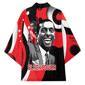 Stokely Carmichael Kimono Abstract Design Black Power Text Civil Rights Activist - African Pride