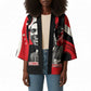 Stokely Carmichael Kimono Abstract Design Black Power Text Civil Rights Activist - African Pride