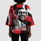 Stokely Carmichael Kimono Sleeve Blouse Abstract Design Black Power Text Civil Rights Activist - African Pride