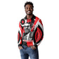 Stokely Carmichael Long Sleeve Polo Shirt Abstract Design Black Power Text Civil Rights Activist - African Pride