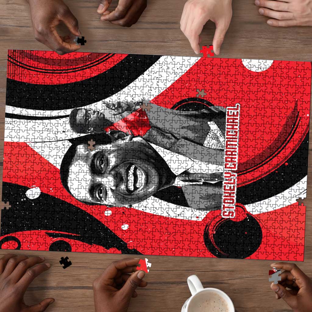 Stokely Carmichael Puzzle Abstract Design Black Power Text Civil Rights Activist - African Pride