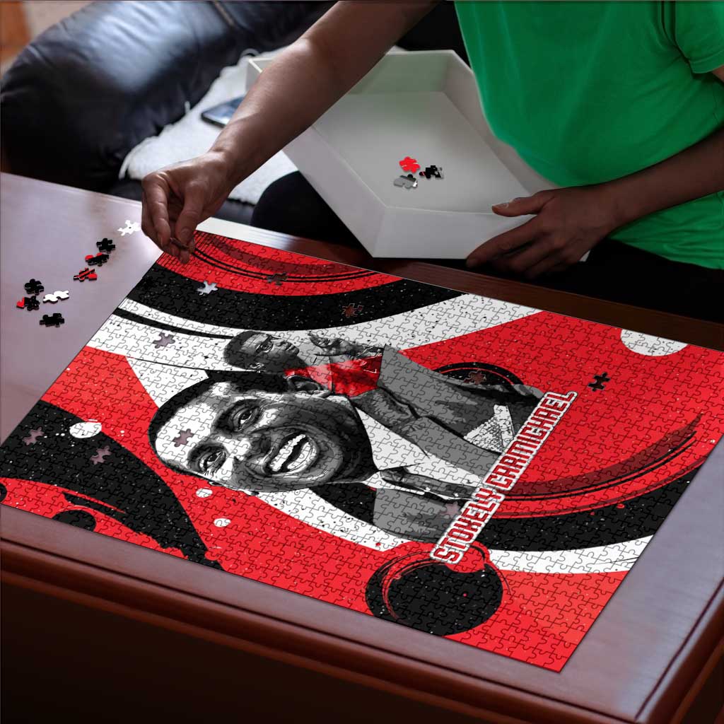 Stokely Carmichael Puzzle Abstract Design Black Power Text Civil Rights Activist - African Pride