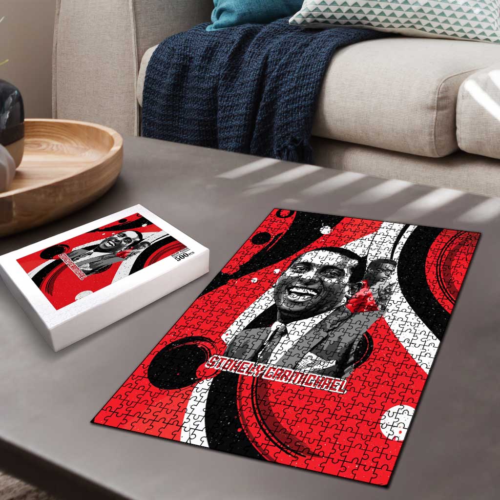 Stokely Carmichael Puzzle Abstract Design Black Power Text Civil Rights Activist - African Pride