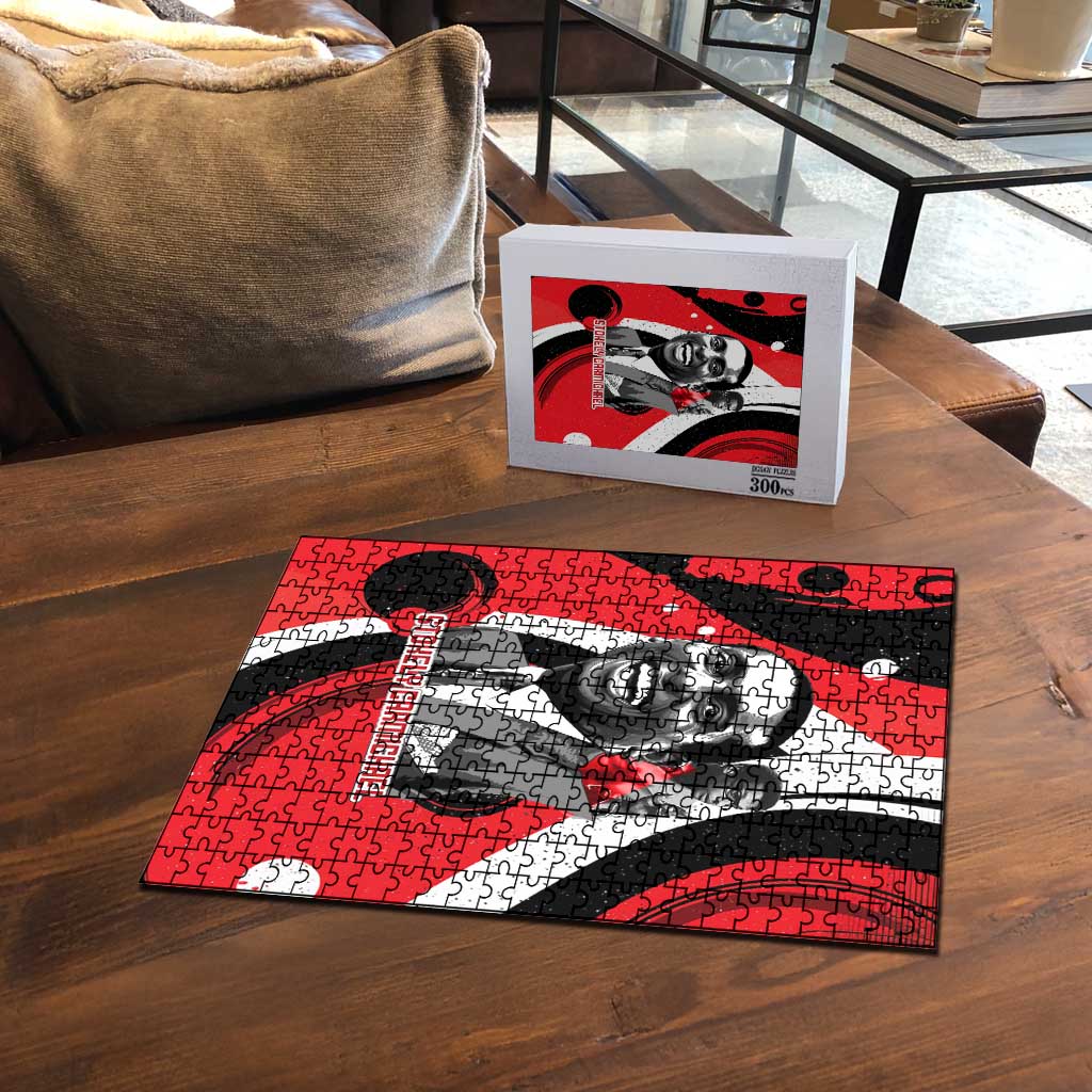 Stokely Carmichael Puzzle Abstract Design Black Power Text Civil Rights Activist - African Pride