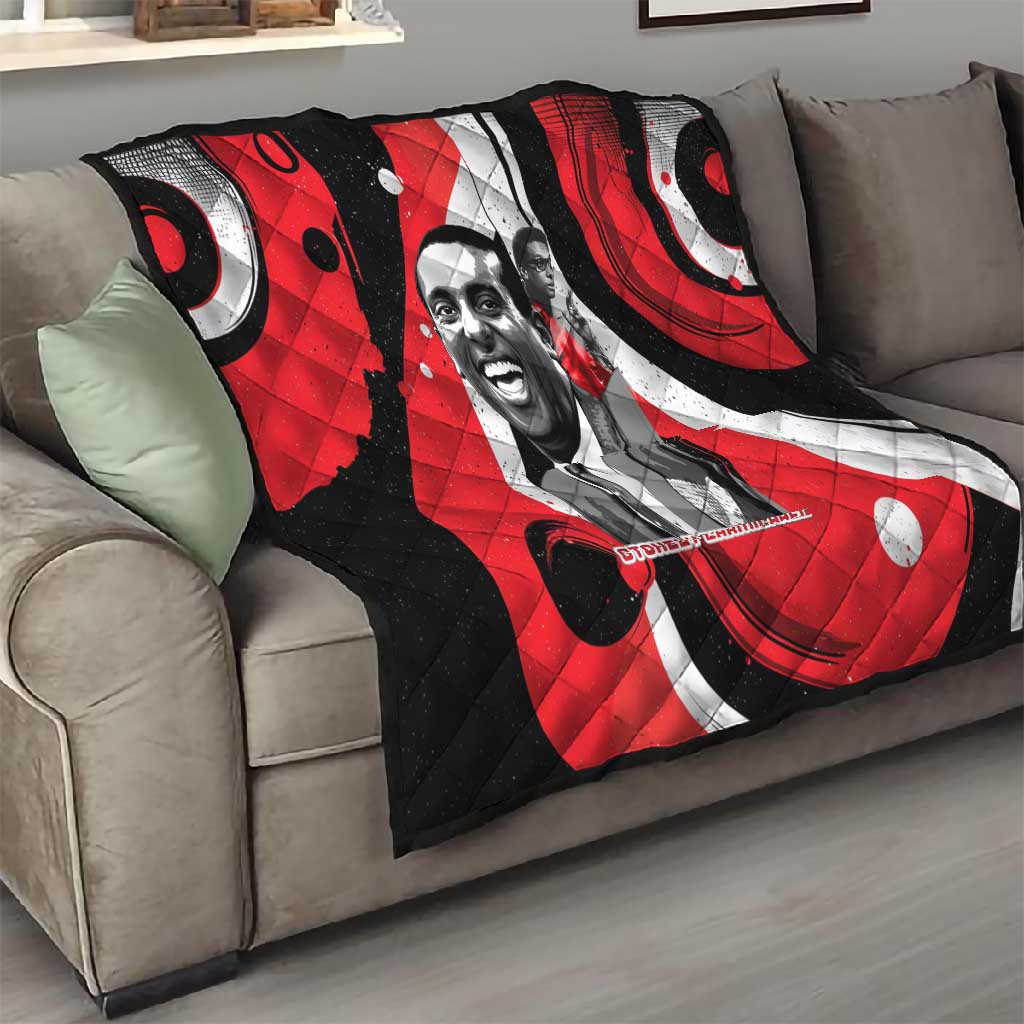 Stokely Carmichael Quilt Abstract Design Black Power Text Civil Rights Activist - African Pride