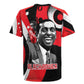 Stokely Carmichael Rugby Jersey Abstract Design Black Power Text Civil Rights Activist - African Pride