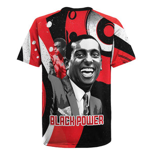 Stokely Carmichael Rugby Jersey Abstract Design Black Power Text Civil Rights Activist - African Pride