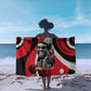 Stokely Carmichael Sarong Abstract Design Black Power Text Civil Rights Activist - African Pride