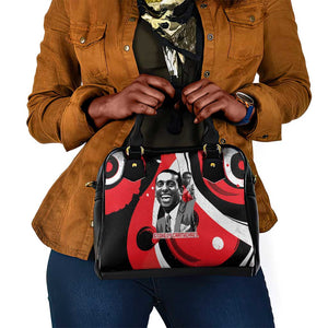 Stokely Carmichael Shoulder Handbag Abstract Design Black Power Text Civil Rights Activist - African Pride