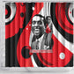 Stokely Carmichael Shower Curtain Abstract Design Black Power Text Civil Rights Activist - African Pride