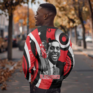Stokely Carmichael Sweatshirt Abstract Design Black Power Text Civil Rights Activist - African Pride