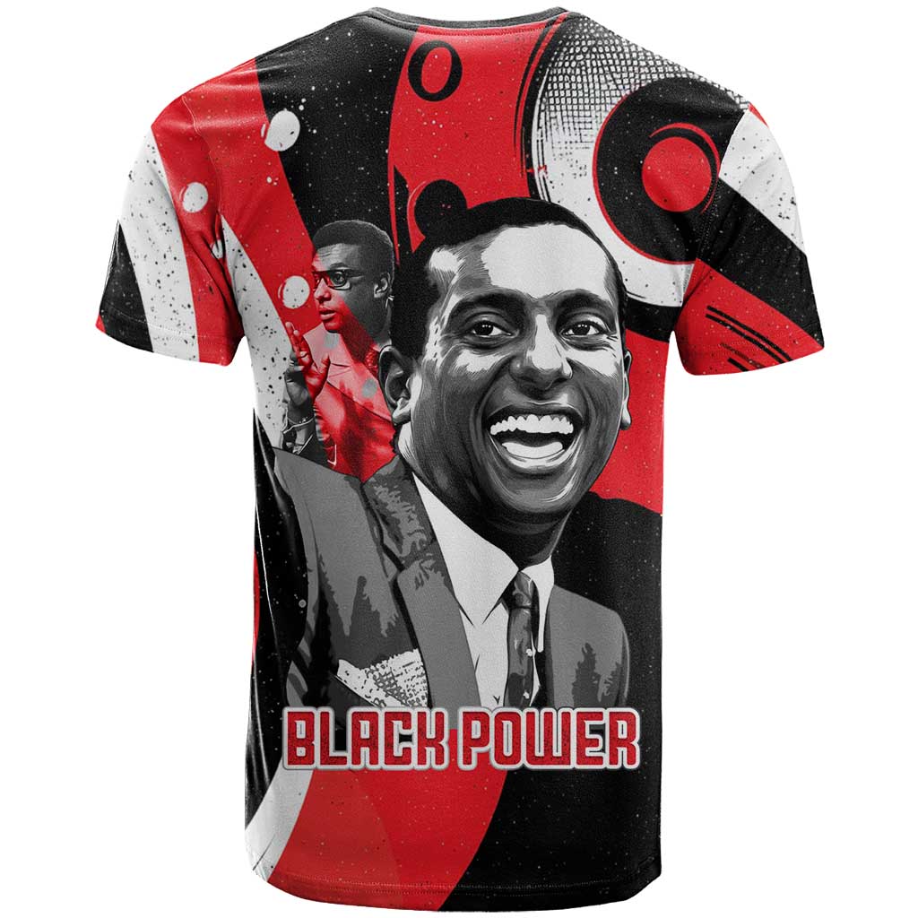 Stokely Carmichael T shirt Abstract Design Black Power Text Civil Rights Activist - African Pride