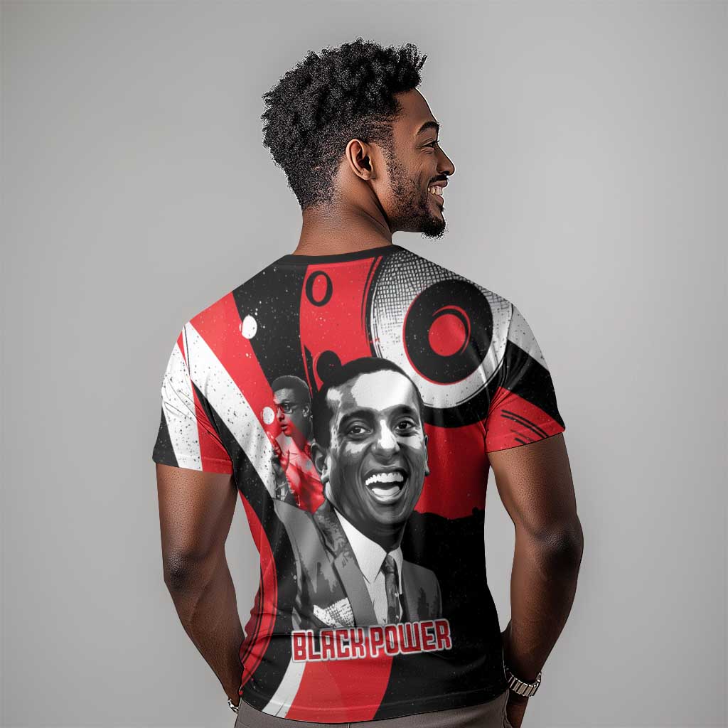 Stokely Carmichael T shirt Abstract Design Black Power Text Civil Rights Activist - African Pride