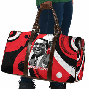 Stokely Carmichael Travel Bag Abstract Design Black Power Text Civil Rights Activist - African Pride