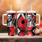 Stokely Carmichael Tumbler With Handle Abstract Design Black Power Text Civil Rights Activist - African Pride