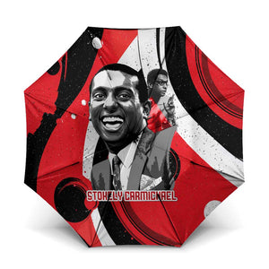 Stokely Carmichael Umbrella Abstract Design Black Power Text Civil Rights Activist - African Pride