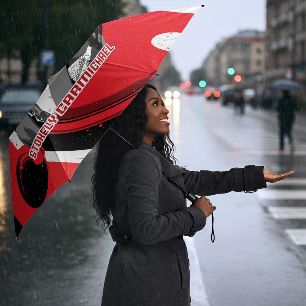 Stokely Carmichael Umbrella Abstract Design Black Power Text Civil Rights Activist - African Pride