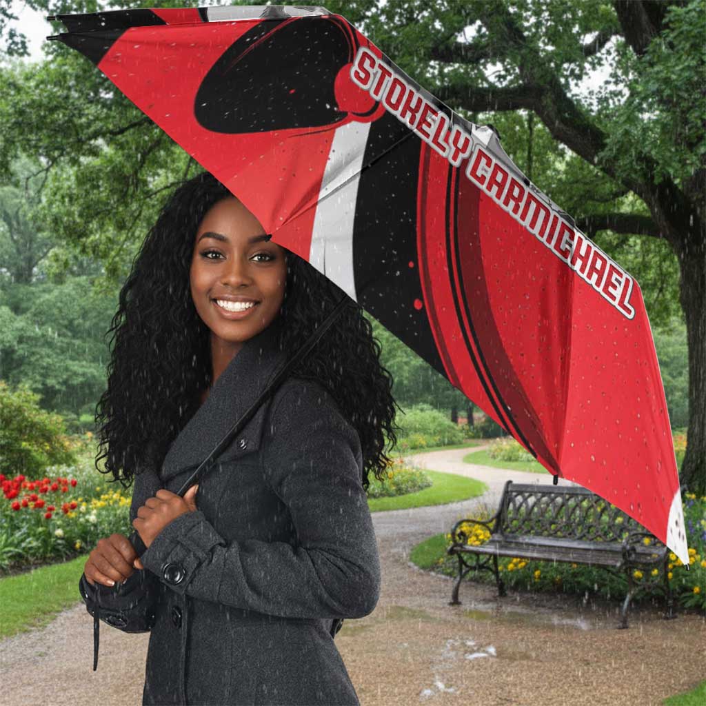 Stokely Carmichael Umbrella Abstract Design Black Power Text Civil Rights Activist - African Pride
