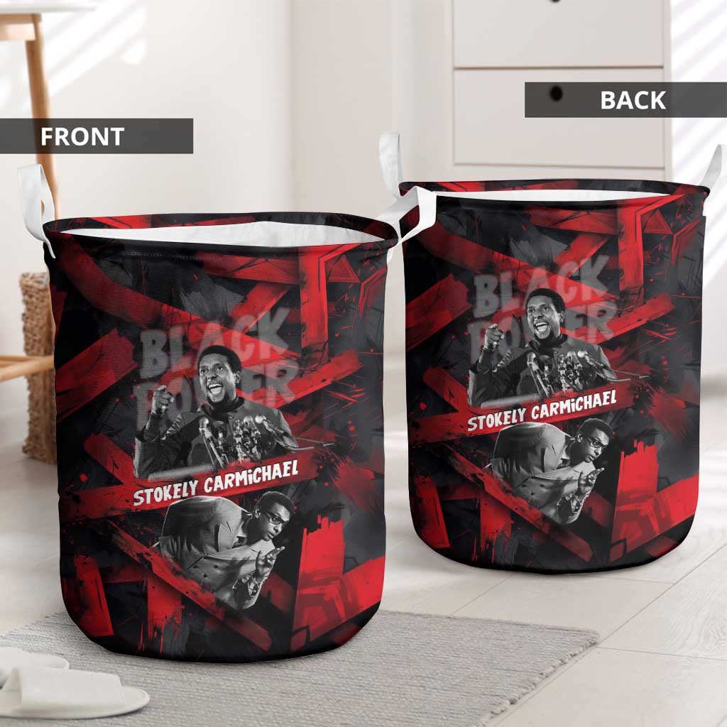 Stokely Carmichael Laundry Basket Graphic Design Black Power Quote Powerful Speech Civil Rights - African Pride