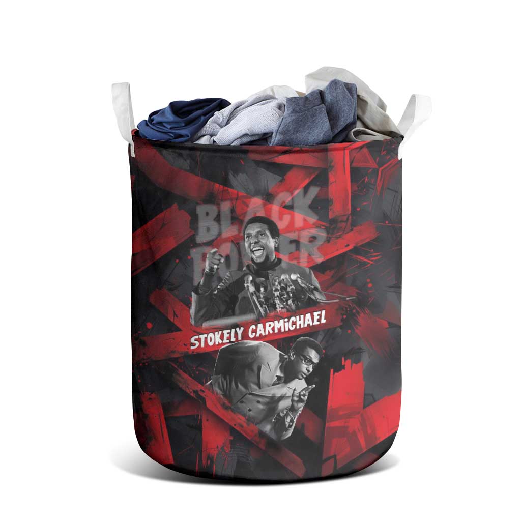 Stokely Carmichael Laundry Basket Graphic Design Black Power Quote Powerful Speech Civil Rights - African Pride