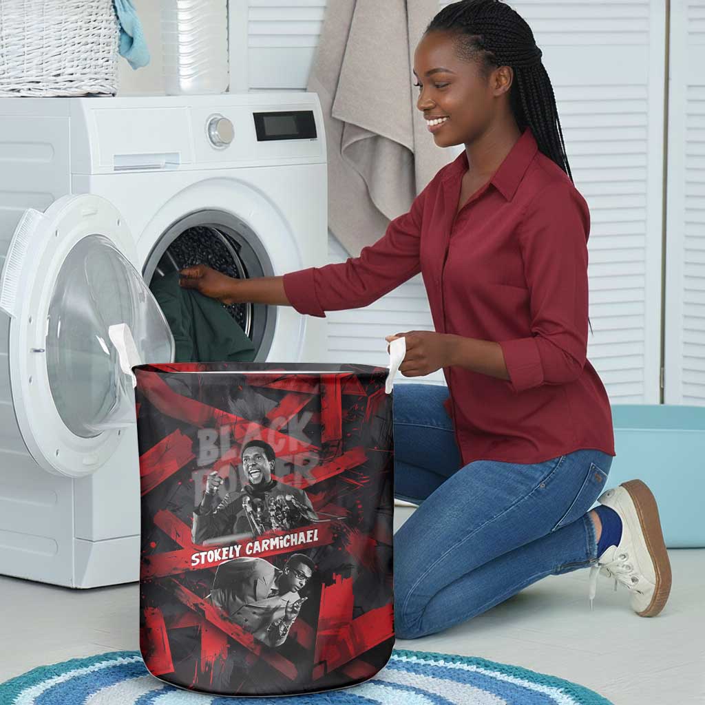 Stokely Carmichael Laundry Basket Graphic Design Black Power Quote Powerful Speech Civil Rights - African Pride