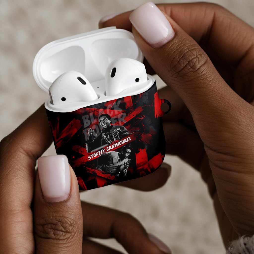Stokely Carmichael AirPods Case Graphic Design Black Power Quote Powerful Speech Civil Rights - African Pride