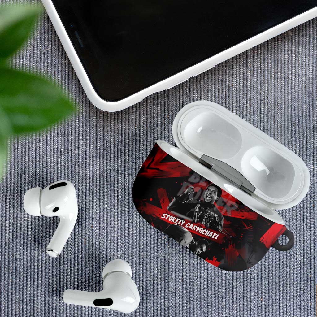 Stokely Carmichael AirPods Case Graphic Design Black Power Quote Powerful Speech Civil Rights - African Pride
