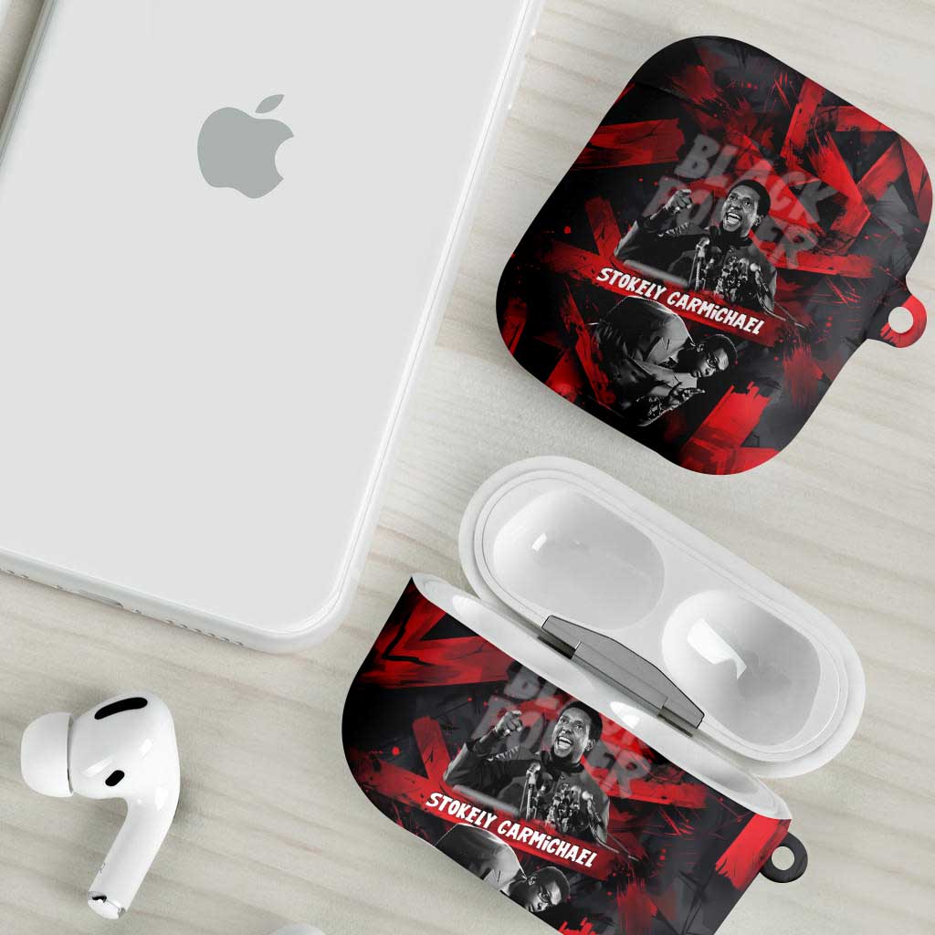 Stokely Carmichael AirPods Case Graphic Design Black Power Quote Powerful Speech Civil Rights - African Pride