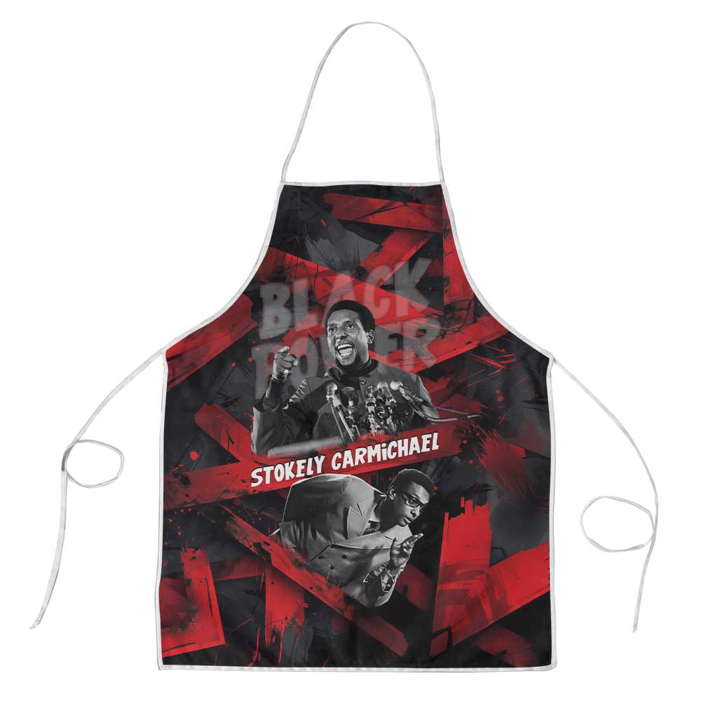 Stokely Carmichael Apron Graphic Design Black Power Quote Powerful Speech Civil Rights - African Pride