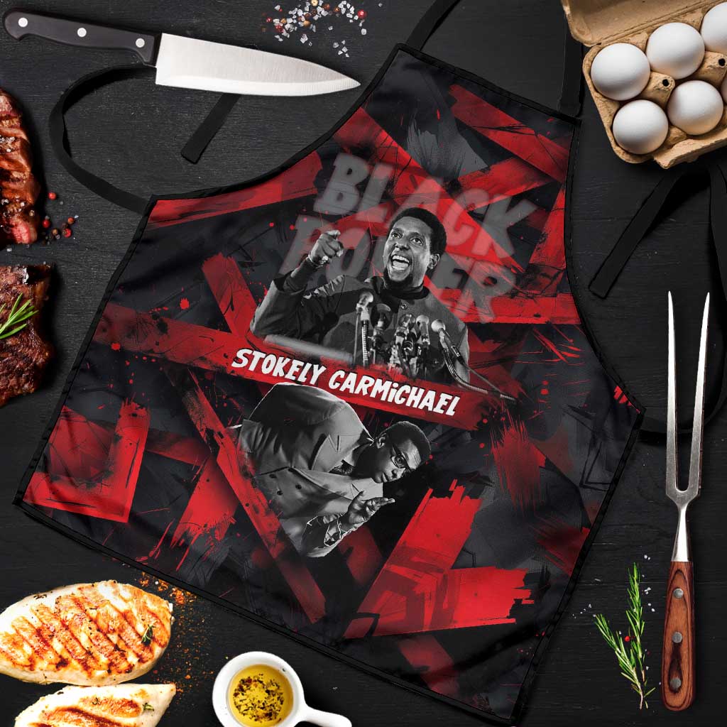 Stokely Carmichael Apron Graphic Design Black Power Quote Powerful Speech Civil Rights - African Pride
