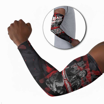 Stokely Carmichael Arm Sleeves Graphic Design Black Power Quote Powerful Speech Civil Rights - African Pride