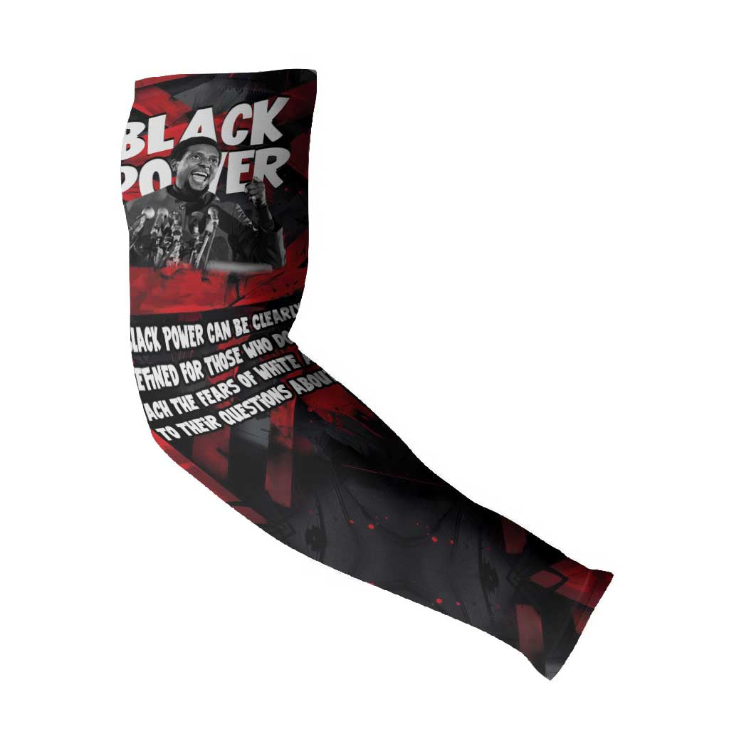 Stokely Carmichael Arm Sleeves Graphic Design Black Power Quote Powerful Speech Civil Rights - African Pride