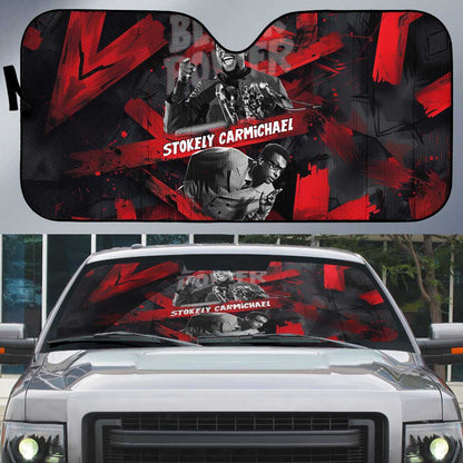 Stokely Carmichael Auto Sun Shade Graphic Design Black Power Quote Powerful Speech Civil Rights - African Pride
