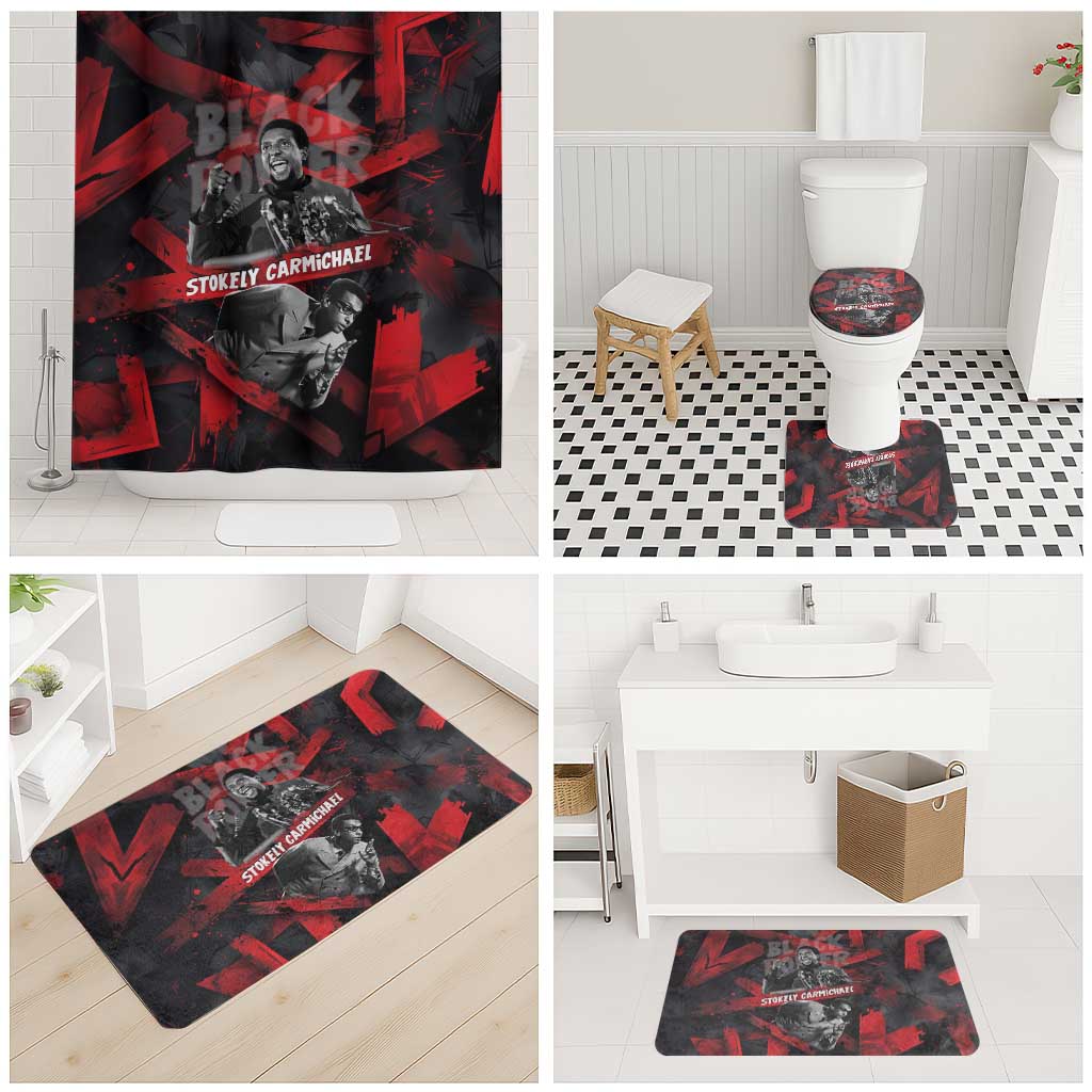 Stokely Carmichael Bathroom Set Graphic Design Black Power Quote Powerful Speech Civil Rights - African Pride