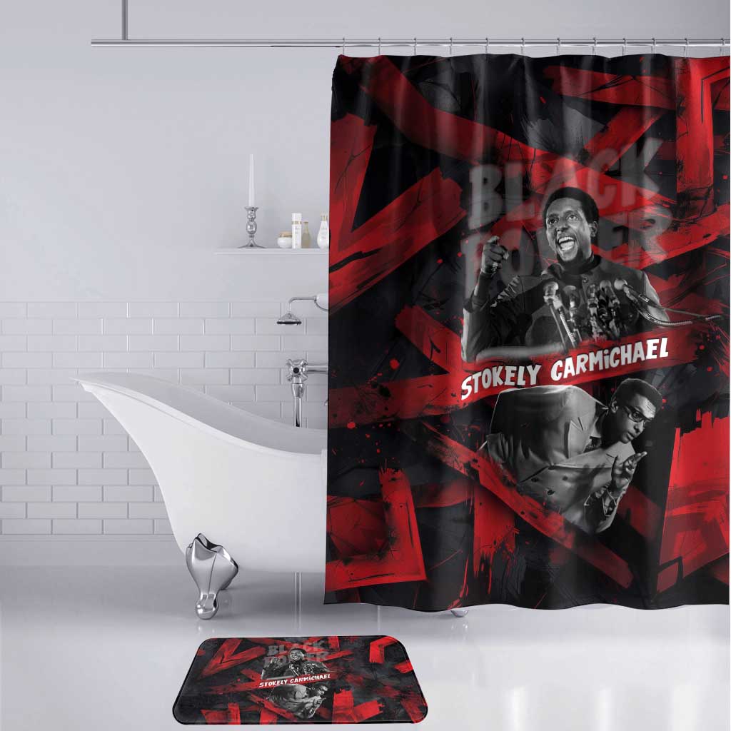 Stokely Carmichael Bathroom Set Graphic Design Black Power Quote Powerful Speech Civil Rights - African Pride
