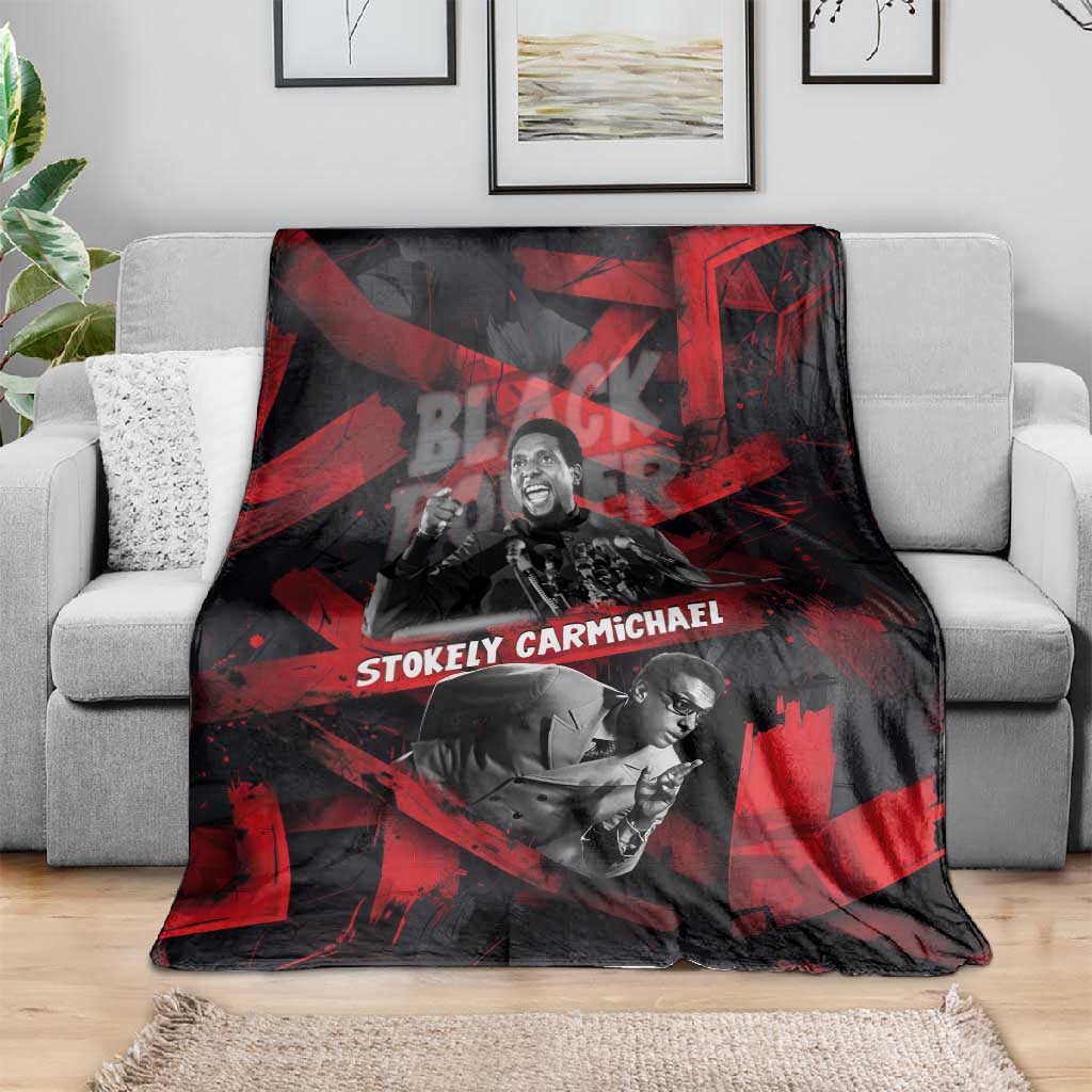 Stokely Carmichael Blanket Graphic Design Black Power Quote Powerful Speech Civil Rights - African Pride