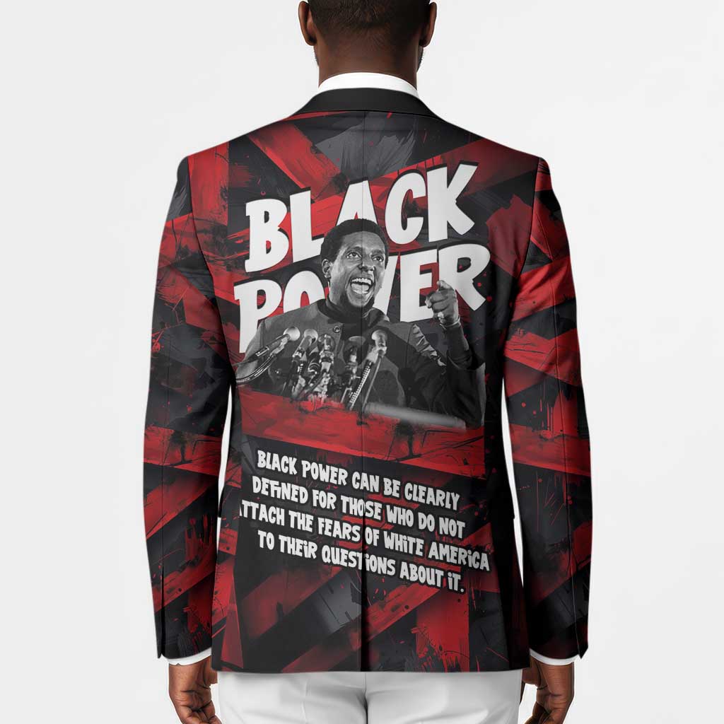 Stokely Carmichael Blazer Graphic Design Black Power Quote Powerful Speech Civil Rights - African Pride