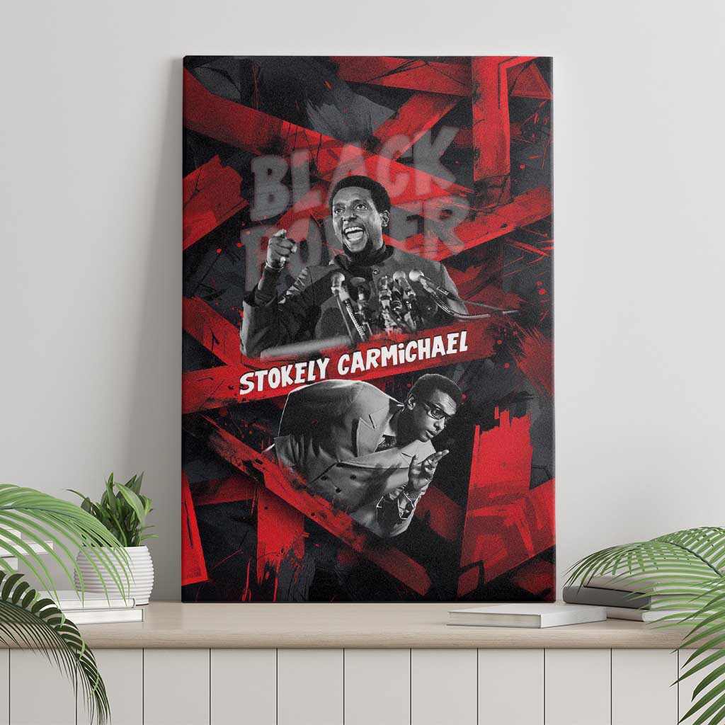 Stokely Carmichael Canvas Wall Art Graphic Design Black Power Quote Powerful Speech Civil Rights - African Pride